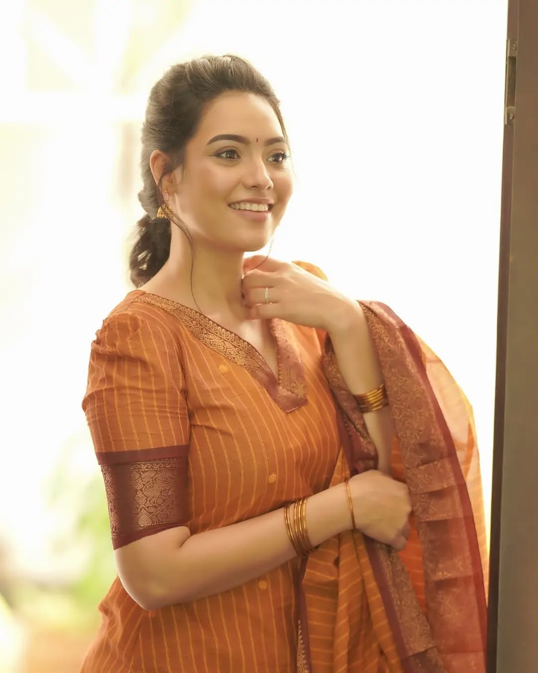 South Cotton Suit Set with Jacquard & Embroidery Work