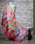 Attractive Multicolored Designer Digital Print Linen Dupatta