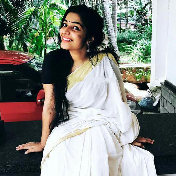 White Colored Casual Wear Linen Designer Saree